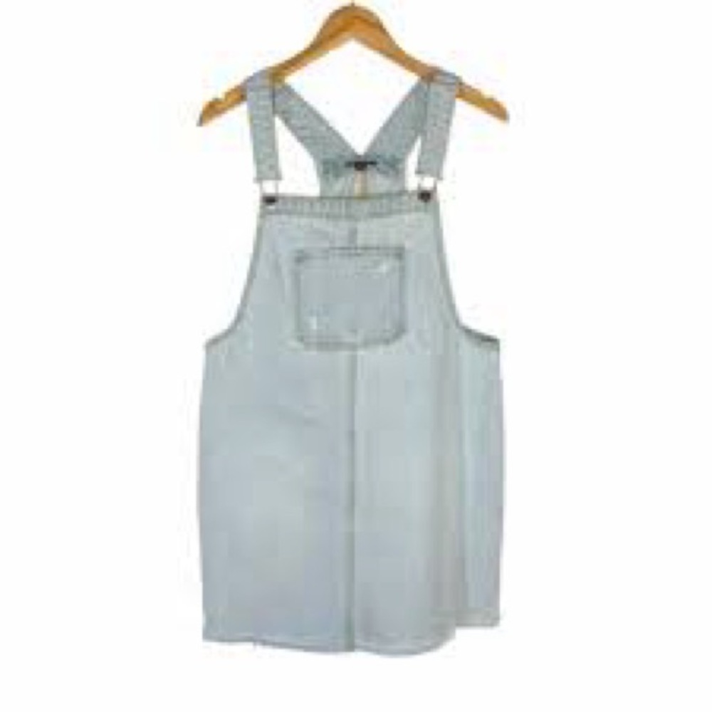 Target Wild Fable Womens Overalls Cut Off Dress Skirt Size XSmall Denim